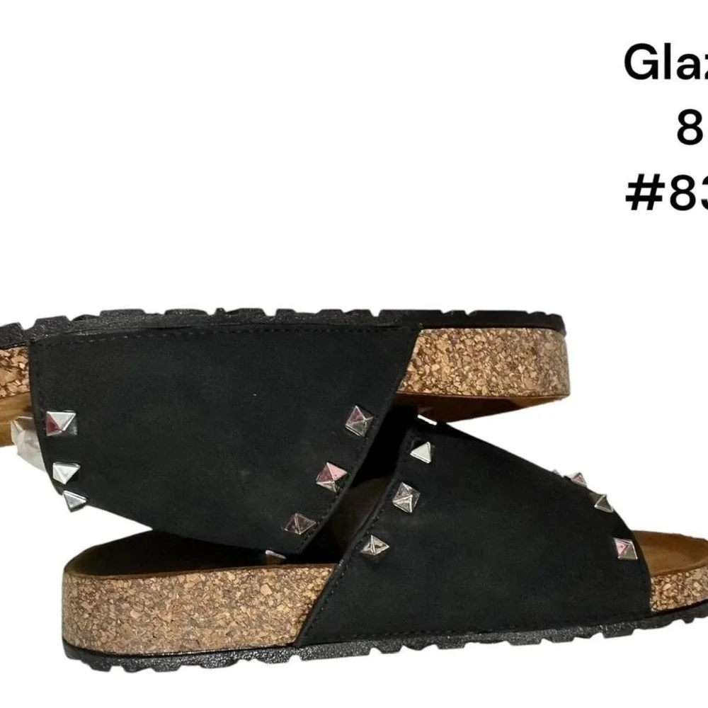 New Glaze Studded Sandals‎ Size 8
